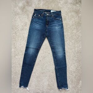 AG Adriano Goldschmied Women's Skinny Jeans - Dark Blue